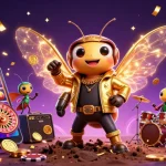 Experience Kèo nhà cái with thrilling 3D characters celebrating in an energetic casino scene.