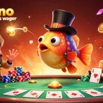 Jouez sur un casino en ligne sans wager avec un poisson-lanterne et des pièces d'or.